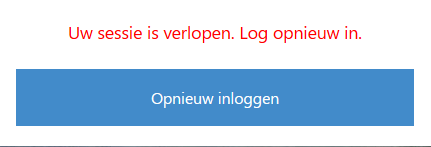 Sessie verlopen